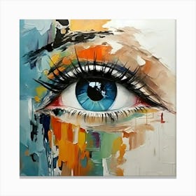 Eye Painting 2 Canvas Print