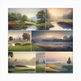 Landscapes Collection Canvas Print