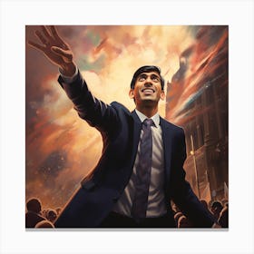 Man In A Suit Canvas Print