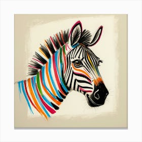 Zebra 15 Canvas Print