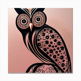 Pretty Owl 1 Canvas Print