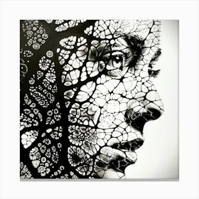 Sun Catcher - Face Of Nature Canvas Print