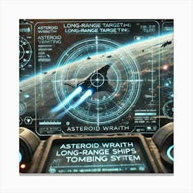 Asteroid Wraith Long Range Targeting System Canvas Print