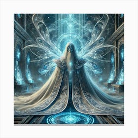 A High Tech, Sci Fi Depiction Of The Deep Tide Ora Canvas Print