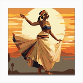 Egyptian Dancer 1 Canvas Print