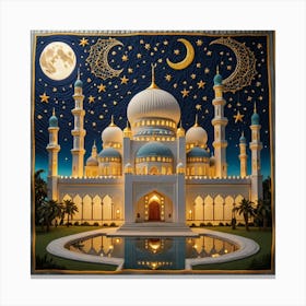 Islamic Mosque 2 Canvas Print