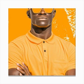 Man In Sunglasses Canvas Print