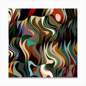 Tribal Gyrations Canvas Print