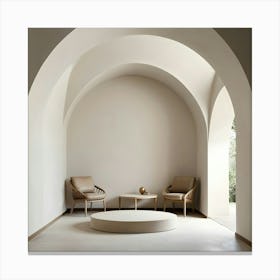 Arched Room 6 Canvas Print