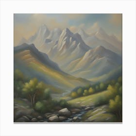 Mountain Stream Canvas Print