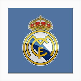 Real Madrid CF Logo Wall Art 23 Canvas Print