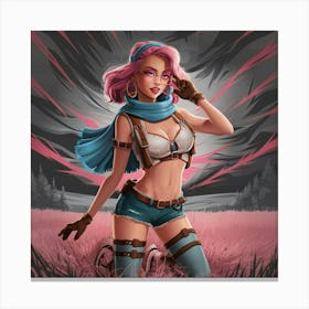 Gamer Girl Canvas Print