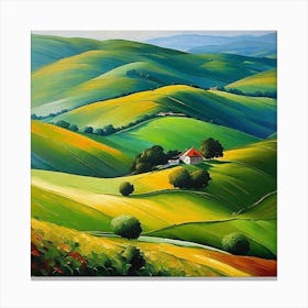 Landscape Painting 128 Canvas Print