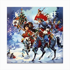 Christmas In Korea Canvas Print