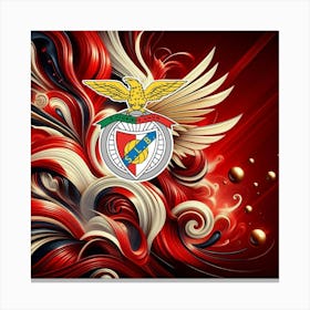 S.L. Benfica Logo Wall Art 15 Canvas Print