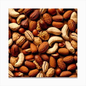 Nuts As A Frame (87) Canvas Print