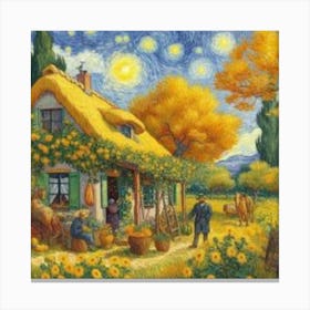 Starry Night 6 Canvas Print