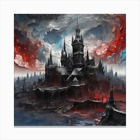 Castle Of Hell Canvas Print