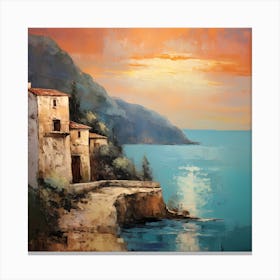 Amalfi Abstract Reflections Canvas Print