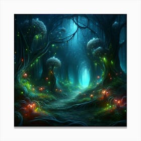 Fantasy Forest 7 Canvas Print