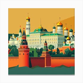 Moscow Kremlin 6 Canvas Print