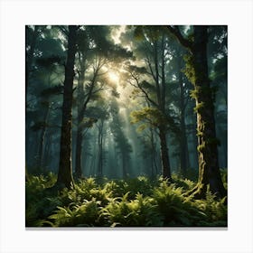 Fern Forest 4 Canvas Print