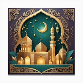 Albedobase Xl Ramadan Decoration 2 Leinwandbild