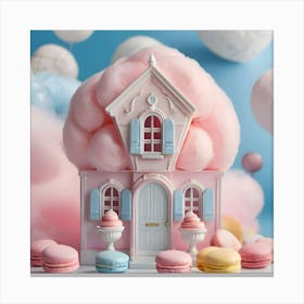House Of Macarons Canvas Print