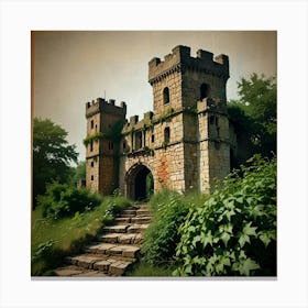 Castle In The Woods 1 Canvas Print