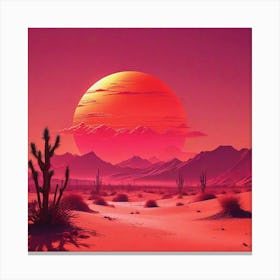 Desert Landscape 2 Canvas Print