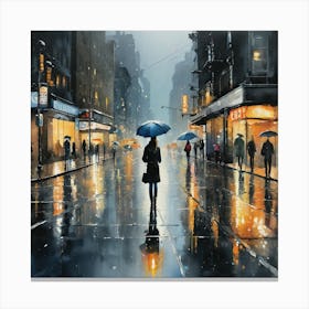 Rainy Day 1 Canvas Print