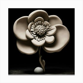 Flower Of Clay Canvas Print