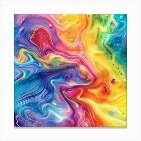 Rainbow Vortex (5) Canvas Print