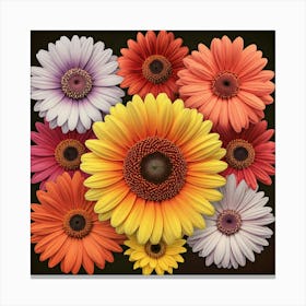 Gerbera Daisies Canvas Print