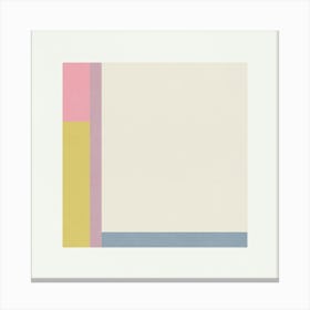 Minimalist Abstract Geometries - Candy 01 Canvas Print
