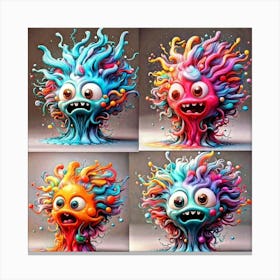 Monsters Canvas Print