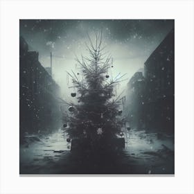 Christmas Dark Mood Canvas Print
