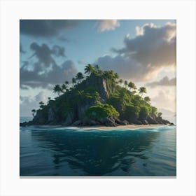 1000014047 Island Canvas Print