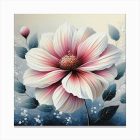 Dahlia Flower Canvas Print