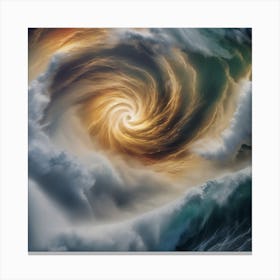 Golden Storm Canvas Print