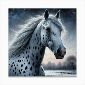 Dapple Grey Canvas Print