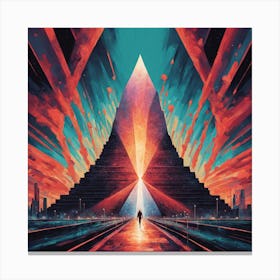 Pyramids, A Nft Art Piece art print Canvas Print