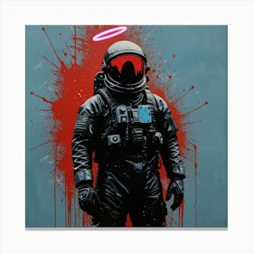 Space Man Canvas Print