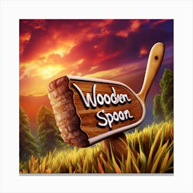 Wooden Spoon Survivor (1) Canvas Print