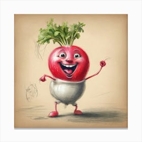 Radish 7 Canvas Print