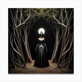 Witch In The Forest 2 Canvas Print