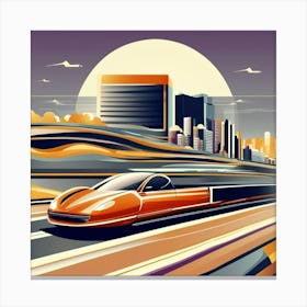 Futuristic Car 11 Canvas Print