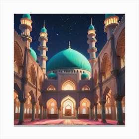 Islamic Mosque Canvas Print