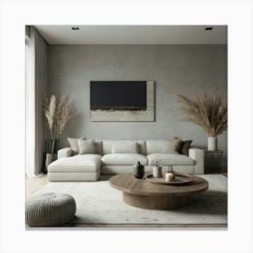 Modern Living Room 132 Canvas Print