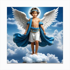 Angel With Wings Canvas Print